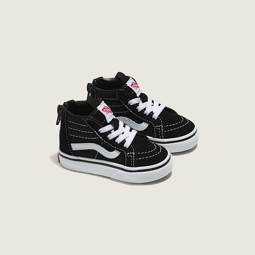 Vans Sk8-Hi Zip Black and White Sneakers